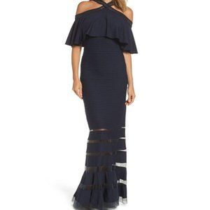 CLOSING SALE Tadashi Shoji Cold Shoulder Gown S